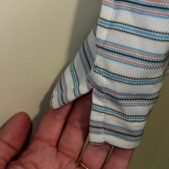 Mens NIKE GOLF striped polo shirt size Large - Picture 6 of 6